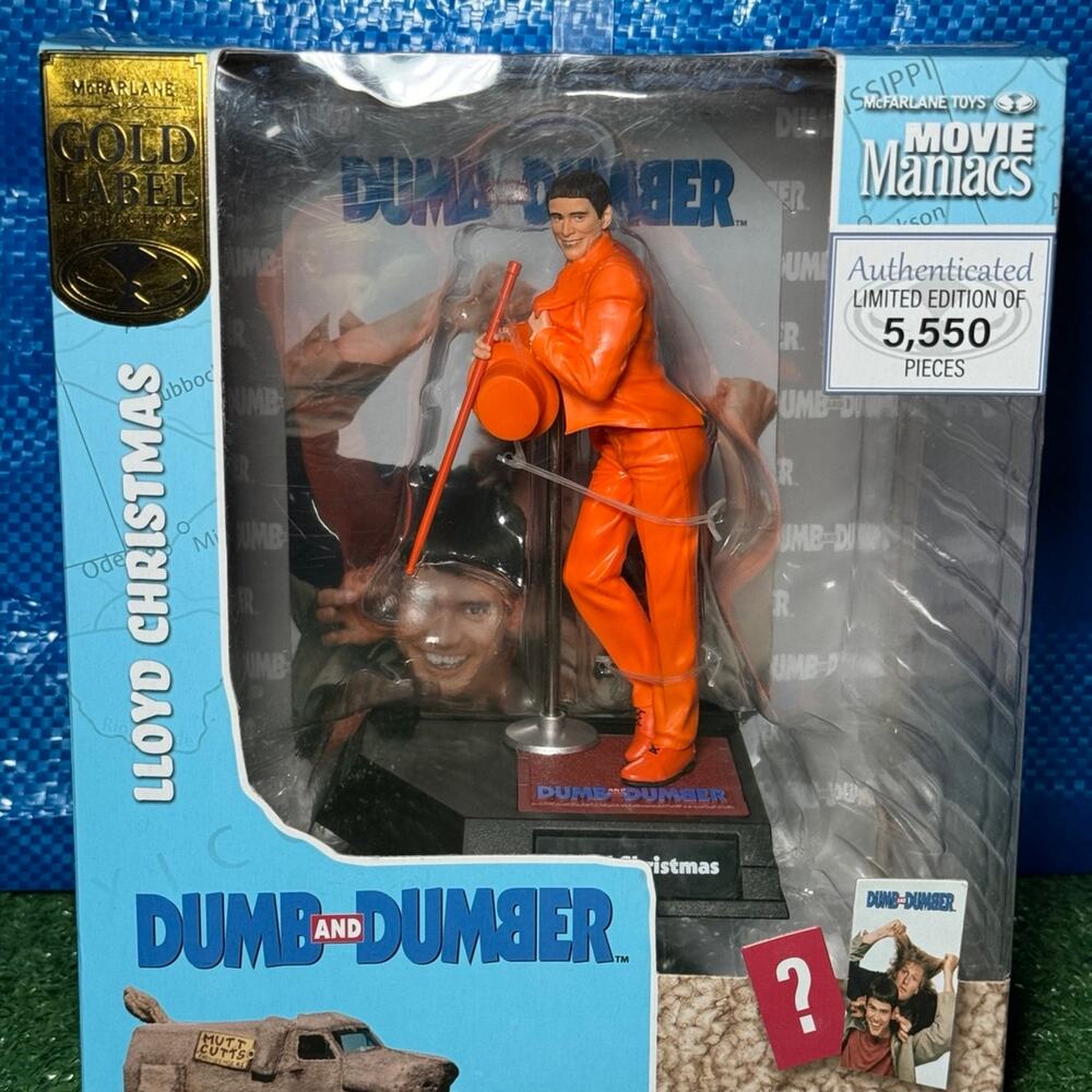 Gold Label McFarlane Toys Movie Maniacs Dumb And Dumber Lloyd Christmas